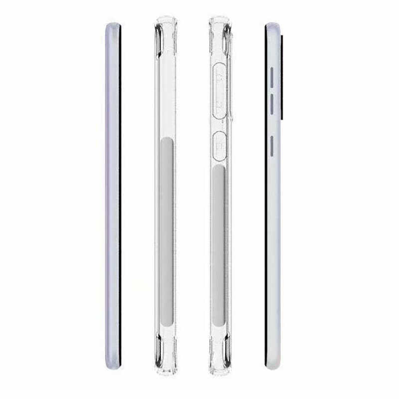 Galaxy A21 Kılıf Zore Nitro Anti Shock Silikon Renksiz