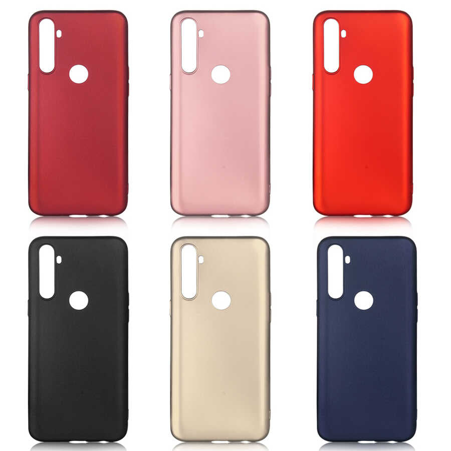 Realme C3 Kılıf Zore Premier Silikon Kapak Lacivert