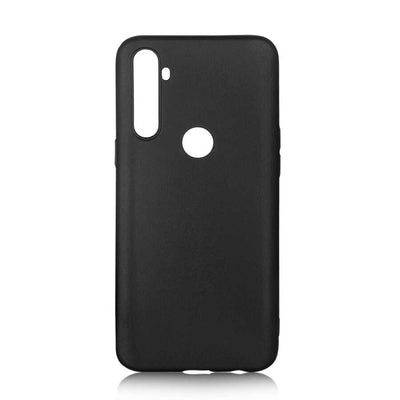 Realme C3 Kılıf Zore Premier Silikon Kapak Siyah