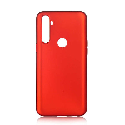 Realme C3 Kılıf Zore Premier Silikon Kapak Kırmızı