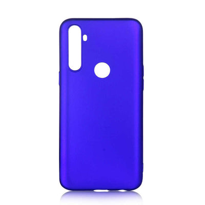 Realme C3 Kılıf Zore Premier Silikon Kapak Saks Mavi