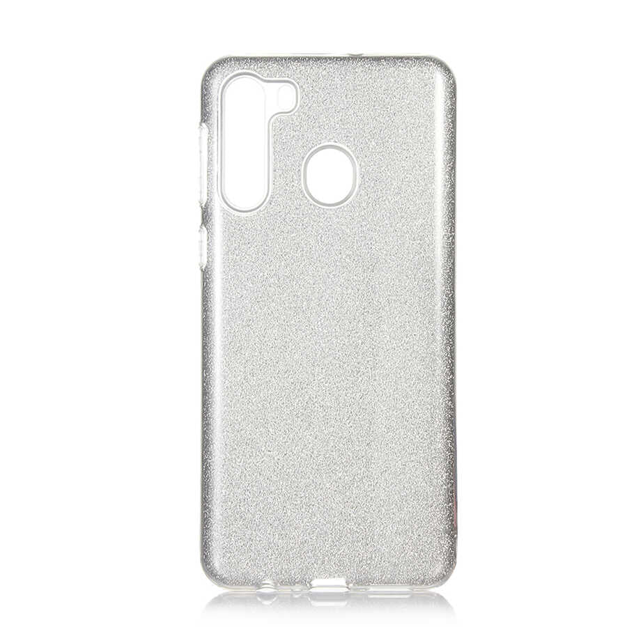 Galaxy A21 Kılıf Zore Shining Silikon Mor