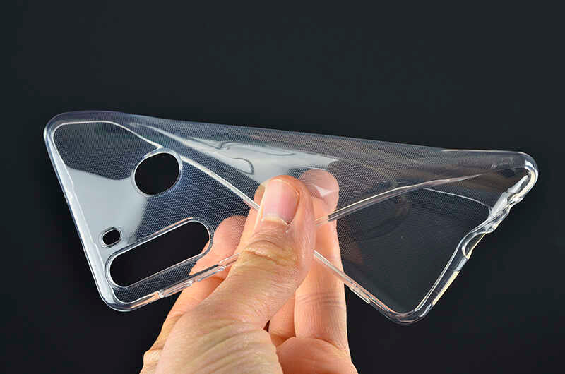 Galaxy A21 Kılıf Zore Süper Silikon Kapak Renksiz