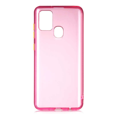 Galaxy A21S Kılıf Zore Bistro Kapak Pembe