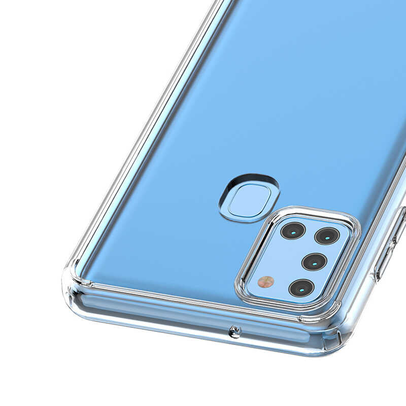 Galaxy A21S Kılıf Zore Coss Kapak Renksiz
