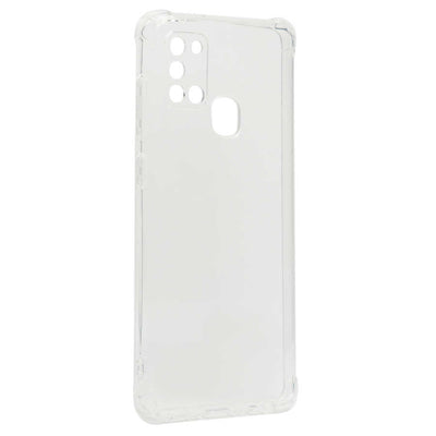 Galaxy A21S Kılıf Zore Kamera Korumalı Nitro Anti Shock Silikon Renksiz