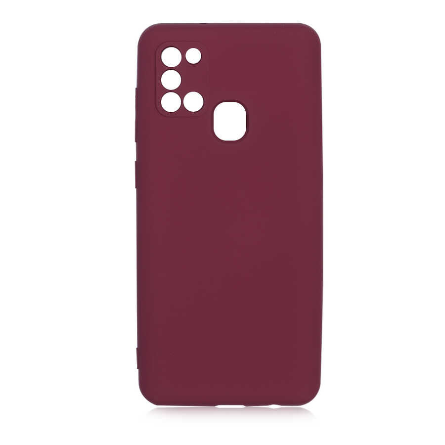Galaxy A21S Kılıf Zore Mara Lansman Kapak Koyu Mor