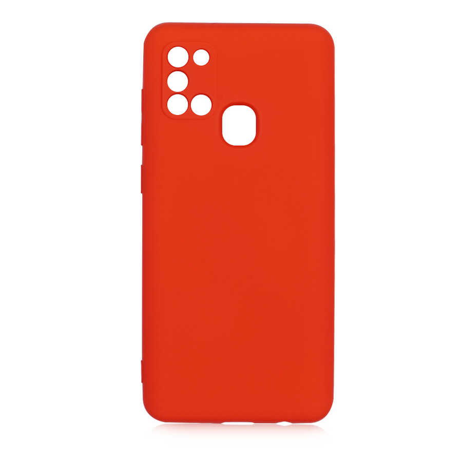 Galaxy A21S Kılıf Zore Mara Lansman Kapak Kırmızı