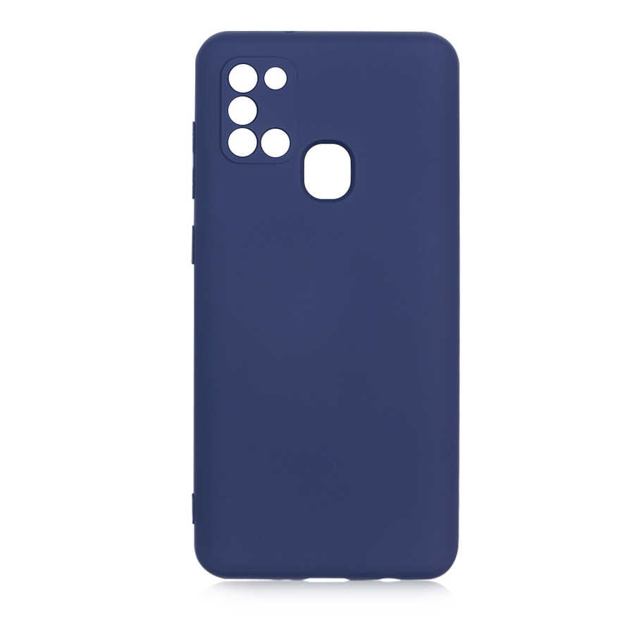 Galaxy A21S Kılıf Zore Mara Lansman Kapak Lacivert