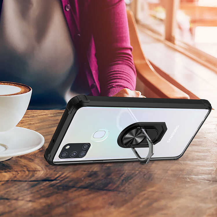 Galaxy A21S Kılıf Zore Mola Kapak Kırmızı