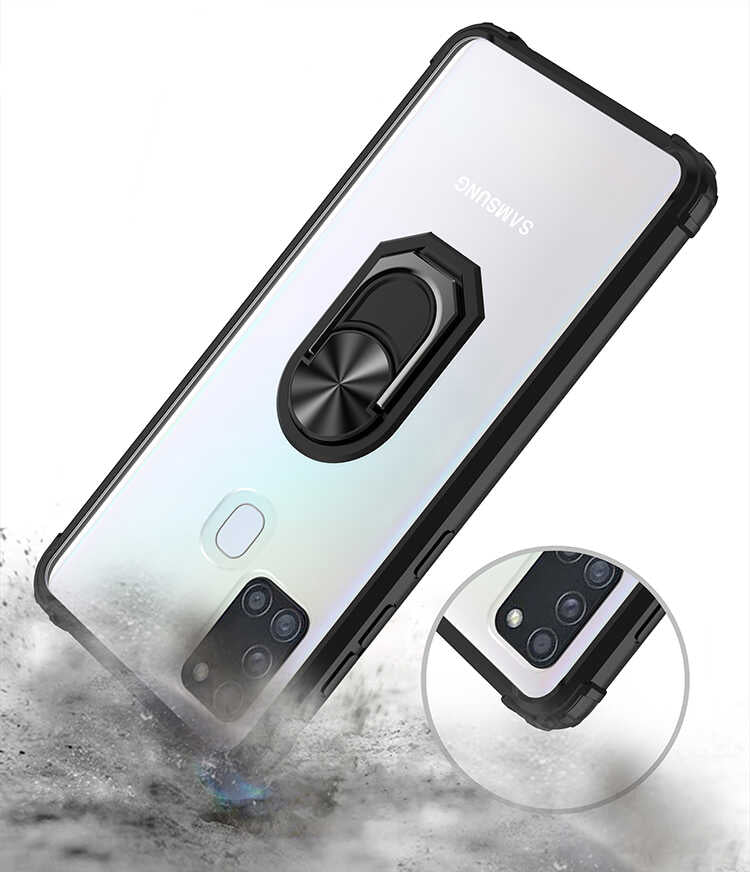 Galaxy A21S Kılıf Zore Mola Kapak Lacivert