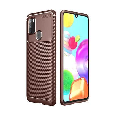 Galaxy A21S Kılıf Zore Negro Silikon Kapak Siyah