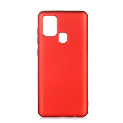 Galaxy A21S Kılıf Zore Premier Silikon Kapak Rose Gold