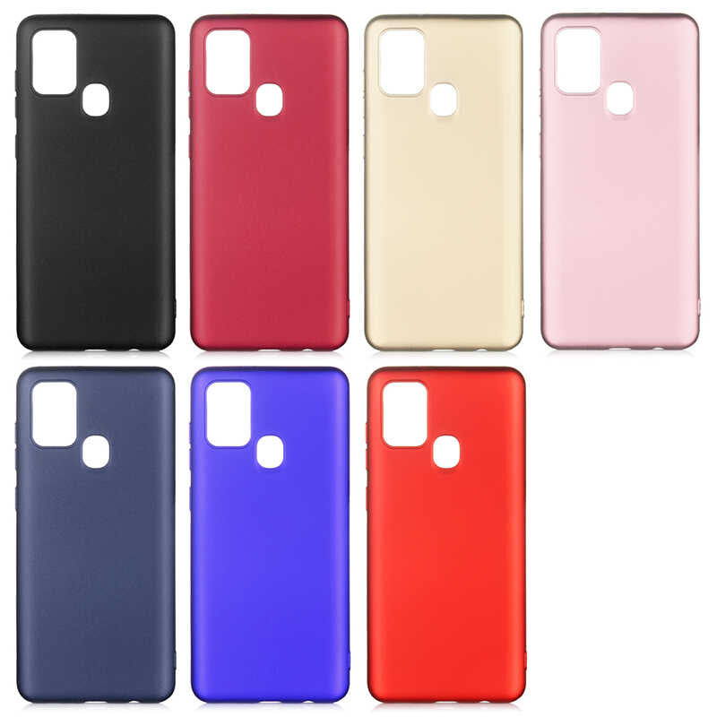 Galaxy A21S Kılıf Zore Premier Silikon Kapak Siyah