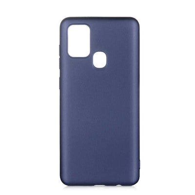 Galaxy A21S Kılıf Zore Premier Silikon Kapak Lacivert