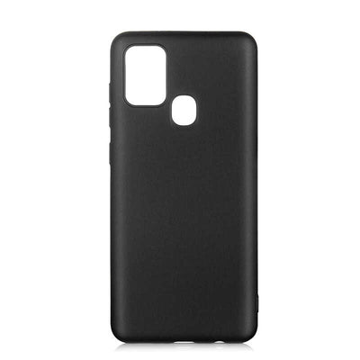 Galaxy A21S Kılıf Zore Premier Silikon Kapak Siyah