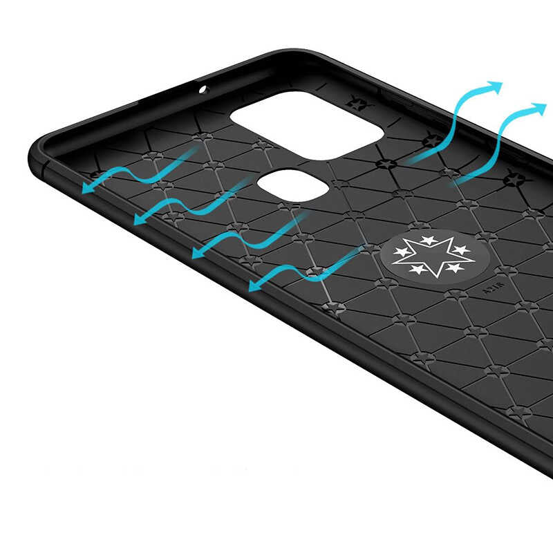 Galaxy A21S Kılıf Zore Ravel Silikon Kapak Mavi