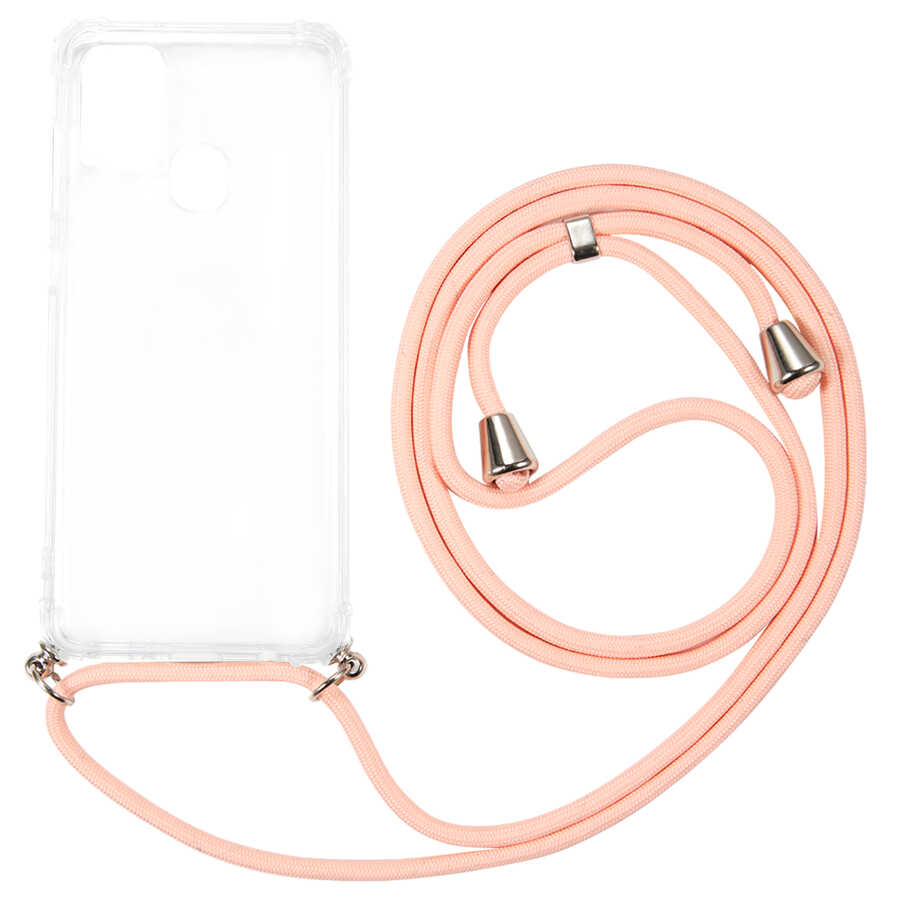 Galaxy A21S Kılıf Zore X-Rop Kapak Renksiz