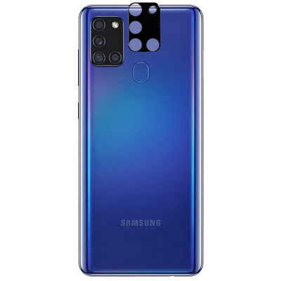 Galaxy A21S Zore 3D Kamera Camı Siyah