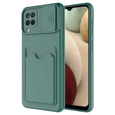 Galaxy A22 4G Kılıf Zore Kartix Kapak Lila