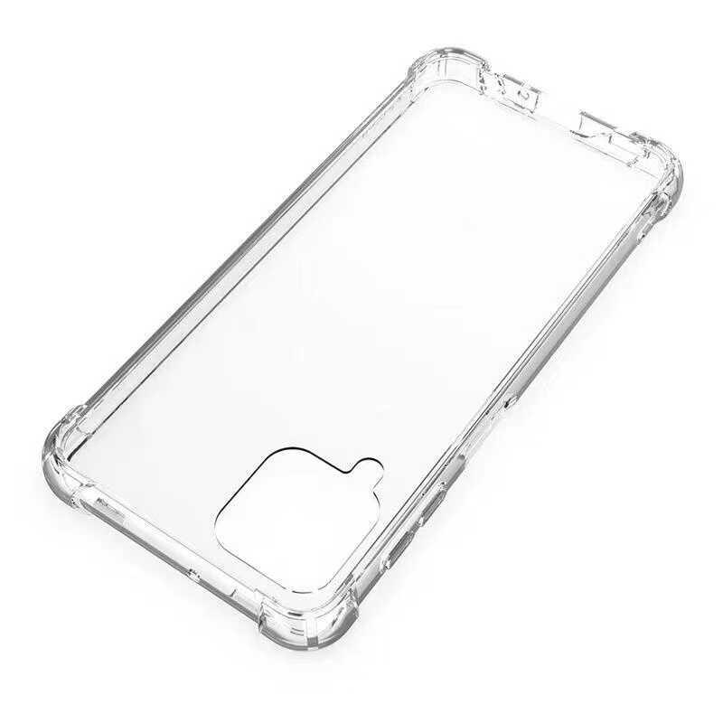 Galaxy A22 4G Kılıf Zore Nitro Anti Shock Silikon Renksiz