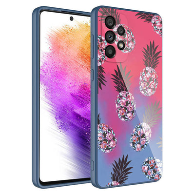 Galaxy A23 Kılıf Kamera Korumalı Desenli Sert Silikon Zore Epoksi Kapak NO3
