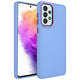 Galaxy A23 Kılıf Metal Çerçeve ve Buton Tasarımlı Silikon Zore Luna Kapak