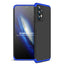 Galaxy A23 Kılıf Zore Ays Kapak Siyah-Mavi