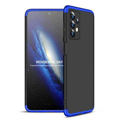 Galaxy A23 Kılıf Zore Ays Kapak Siyah-Mavi