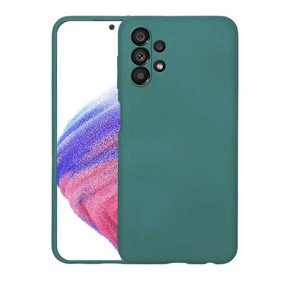 Galaxy A23 Kılıf Zore Mara Lansman Kapak Koyu Yeşil