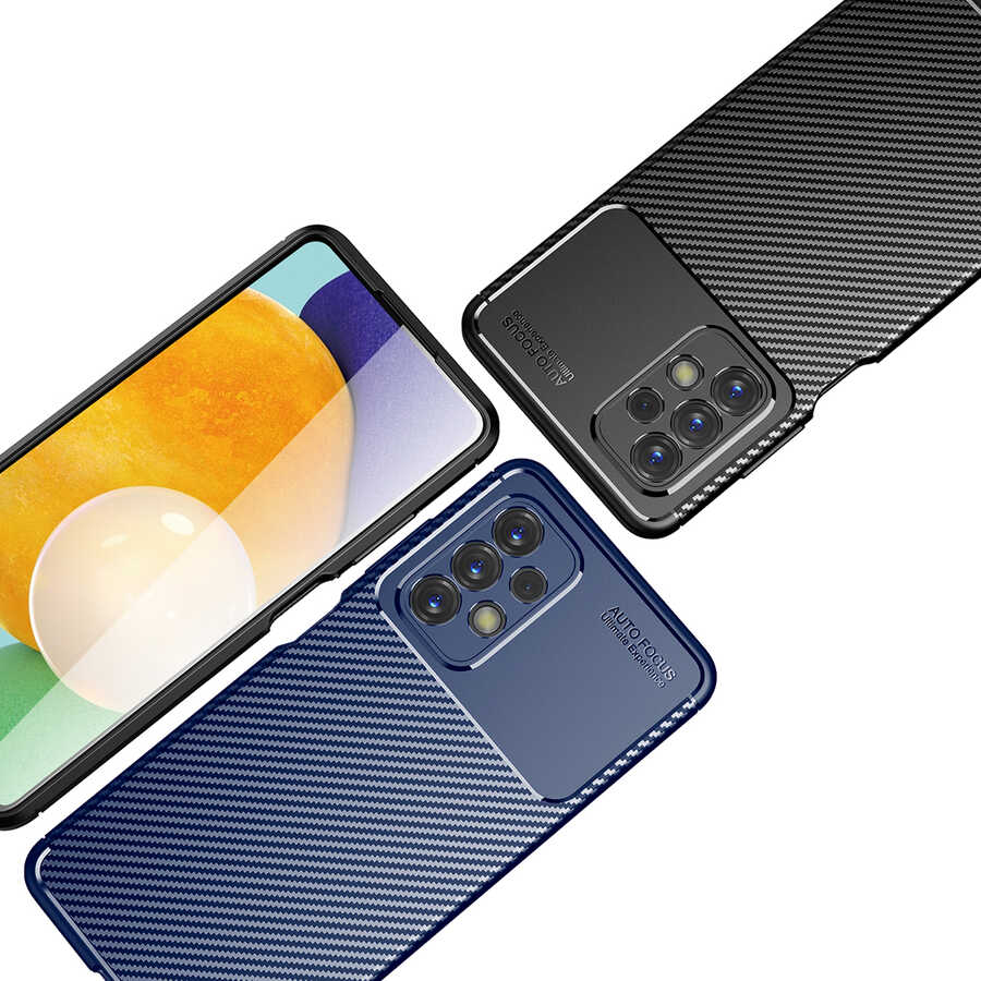 Galaxy A23 Kılıf Zore Negro Silikon Kapak Lacivert