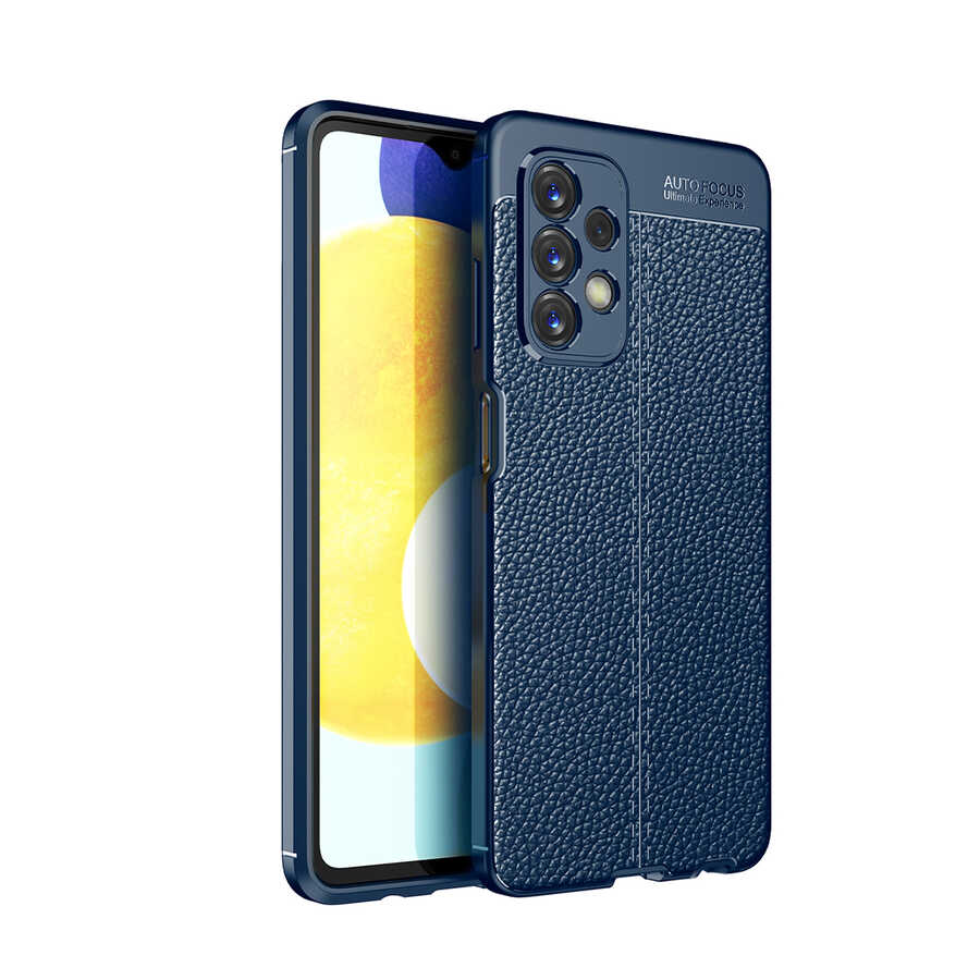 Galaxy A23 Kılıf Zore Niss Silikon Kapak Lacivert