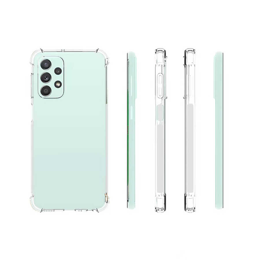 Galaxy A23 Kılıf Zore Nitro Anti Shock Silikon Renksiz