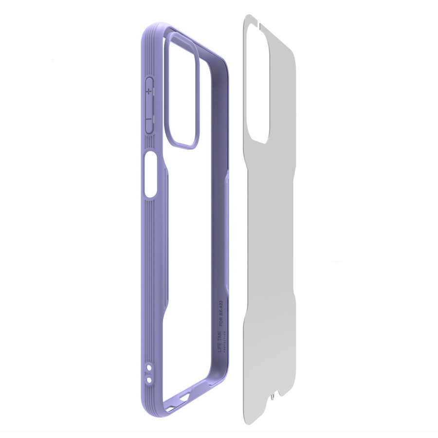 Galaxy A23 Kılıf Zore Parfe Kapak Kırmızı