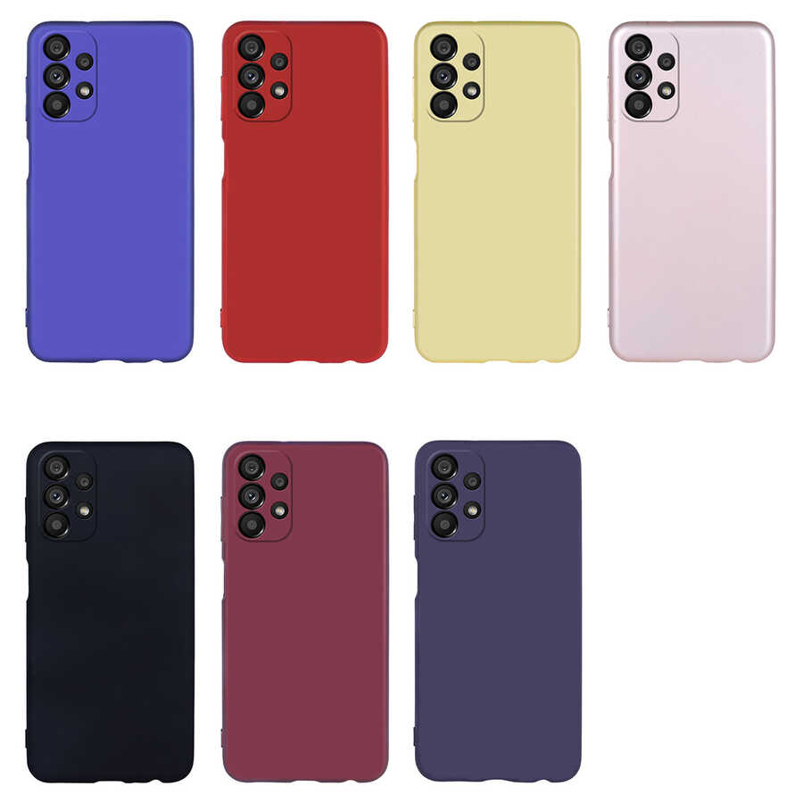 Galaxy A23 Kılıf Zore Premier Silikon Kapak Gold