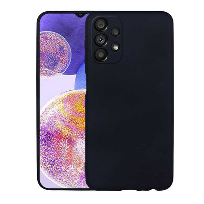 Galaxy A23 Kılıf Zore Premier Silikon Kapak Siyah