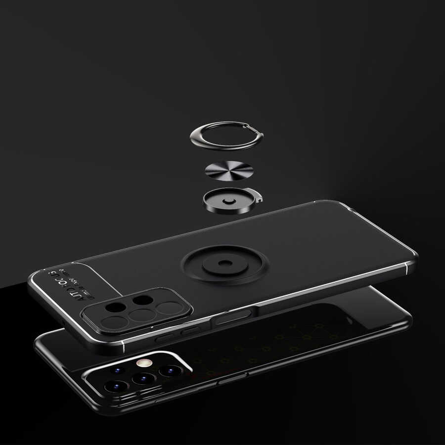 Galaxy A23 Kılıf Zore Ravel Silikon Kapak Kırmızı