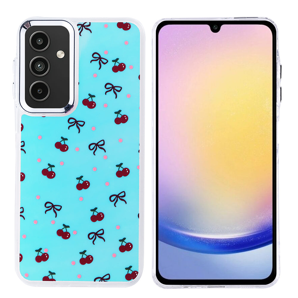 Galaxy A25 Kılıf Airbag Tasarımlı Zore Hadra Kapak Kiraz