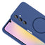 Galaxy A25 Kılıf M-safe Şarj Özellikli Zore Meta Kapak Mürdüm