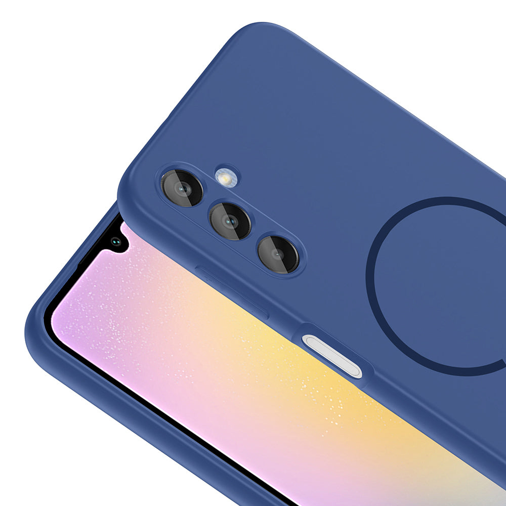 Galaxy A25 Kılıf M-safe Şarj Özellikli Zore Meta Kapak Siyah