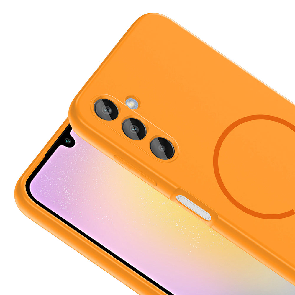 Galaxy A25 Kılıf M-safe Şarj Özellikli Zore Meta Kapak Siyah
