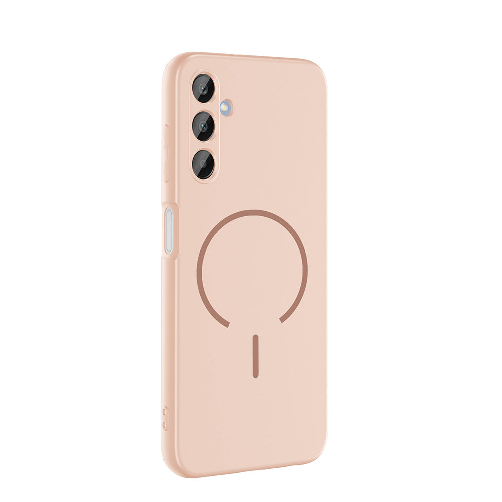 Galaxy A25 Kılıf M-safe Şarj Özellikli Zore Meta Kapak Mürdüm