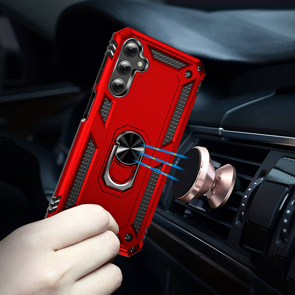 Galaxy A25 Kılıf Zore Vega Kapak Mavi
