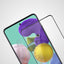 Galaxy A25 Zore Kenarları Kırılmaya Dayanıklı Cam Ekran Koruyucu Siyah