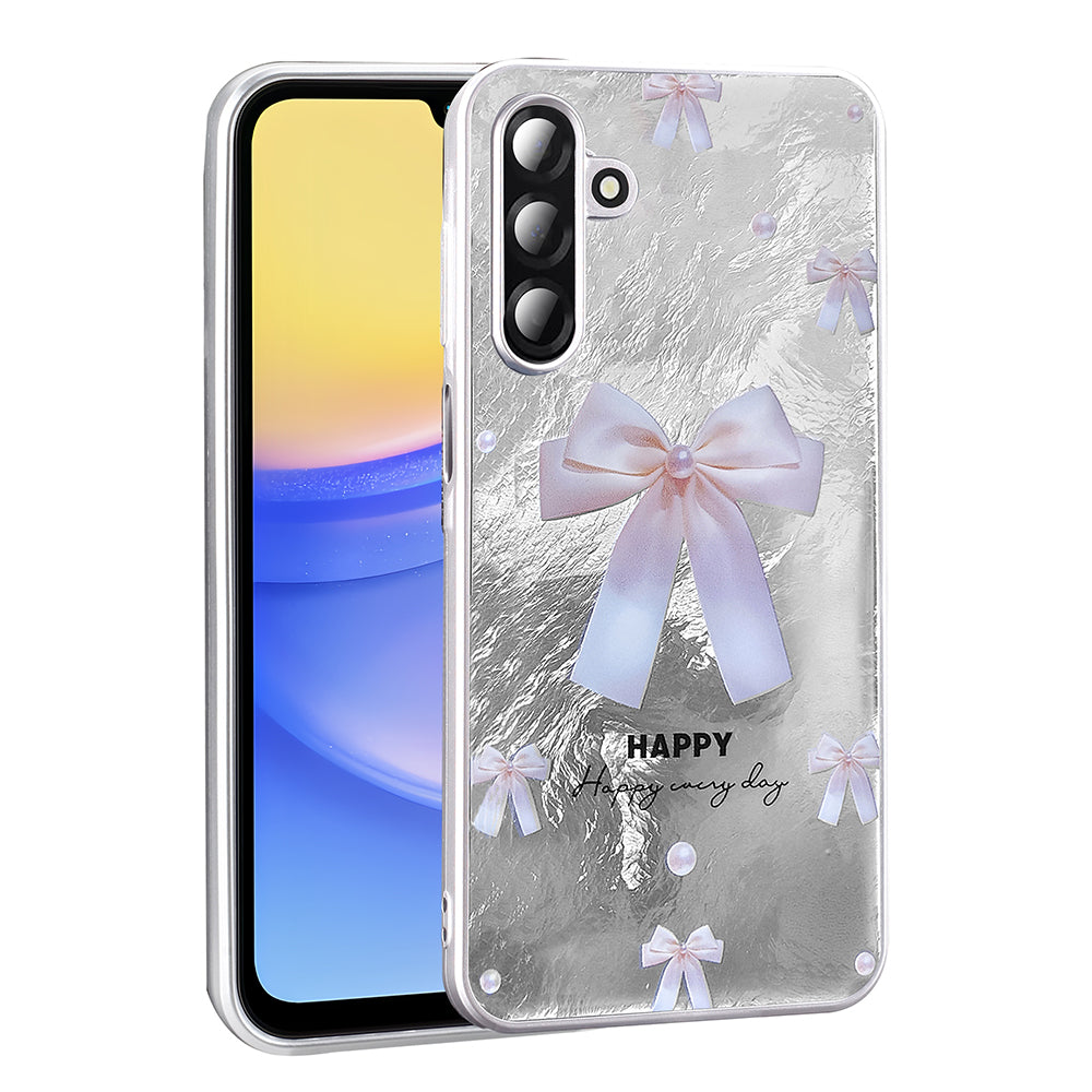 Galaxy A26 Kılıf Desenli Zore Mep Kapak İncili Fiyonk