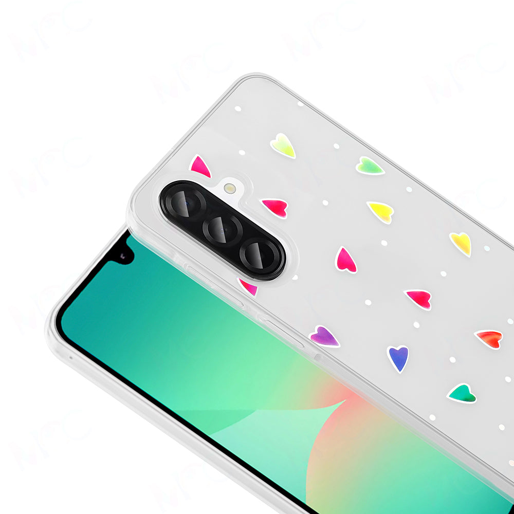 Galaxy A26 Kılıf Şeffaf Figürlü Zore Folk Sert Kapak Sevimli Köpek