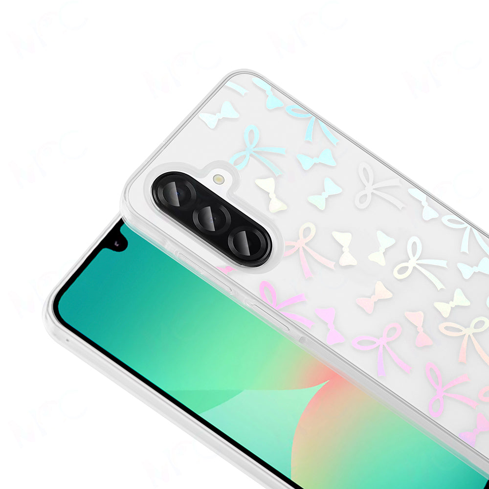 Galaxy A26 Kılıf Şeffaf Figürlü Zore Folk Sert Kapak Kalp