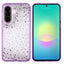 Galaxy A27 Kılıf Airbag Tasarımlı Damla Taşlı Şeffaf Zore Pera Silikon Kapak