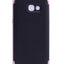 Galaxy A3 2017 Kılıf Zore İnce Mono Karbon Silikon Kapak Rose Gold