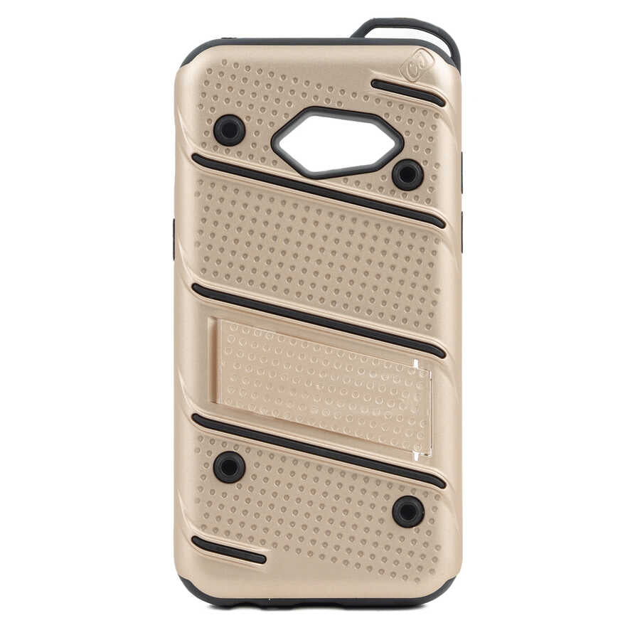 Galaxy A3 2017 Kılıf Zore İron Kapak Gold